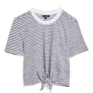 🍾SALE💫Topshop Striped Crop Tee